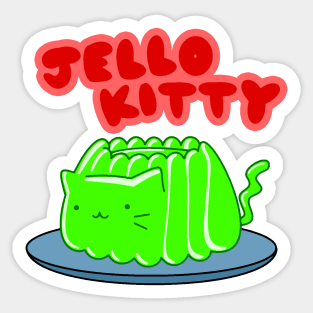 Jello Kitty Sticker